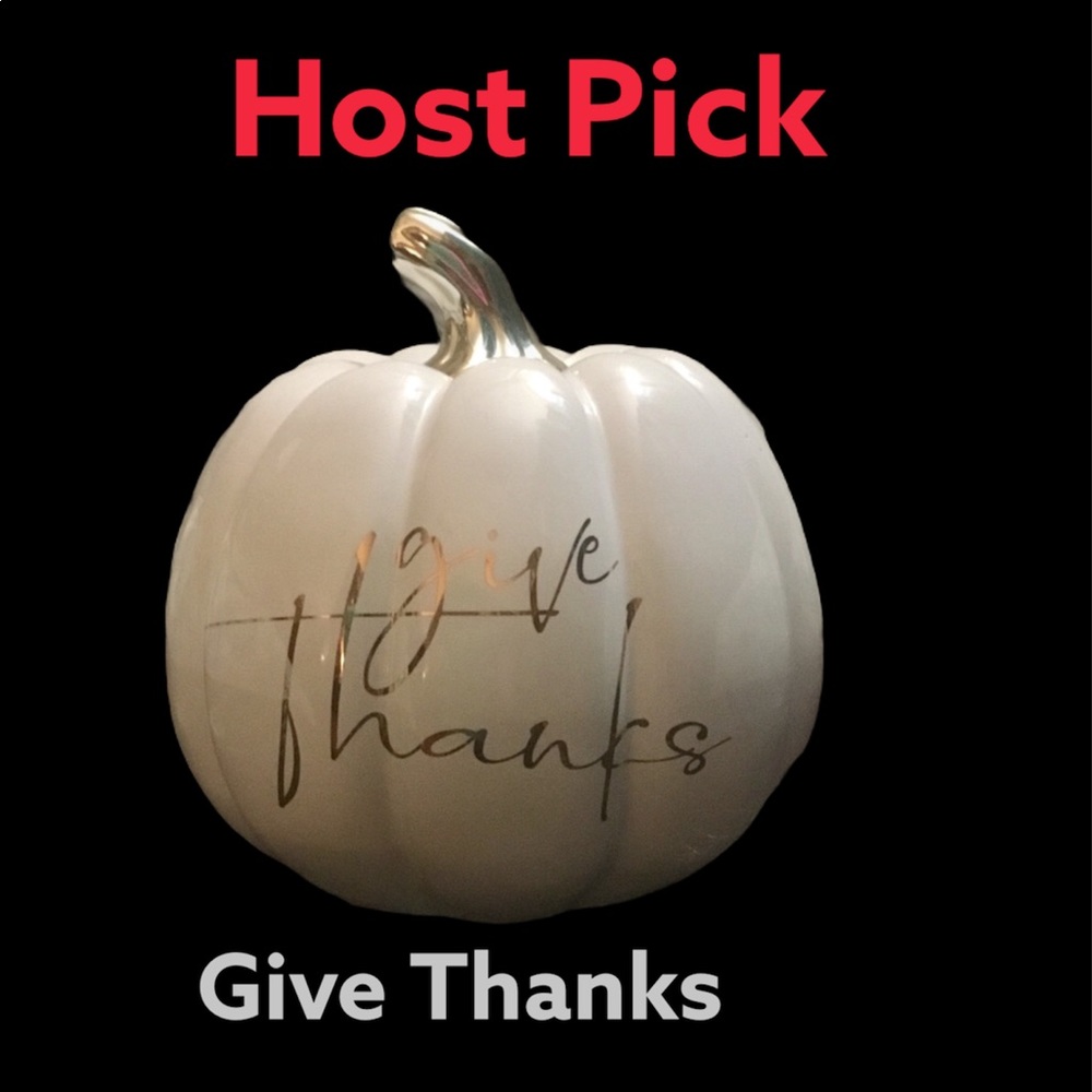 Small Give Thanks Pumpkin ๐Last One ๐ - Picture 1 of 4
